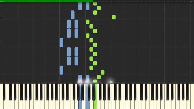 Yann Tiersen - La valse d'Amélie (Piano Tutorial Synthesia) смотреть онлайн