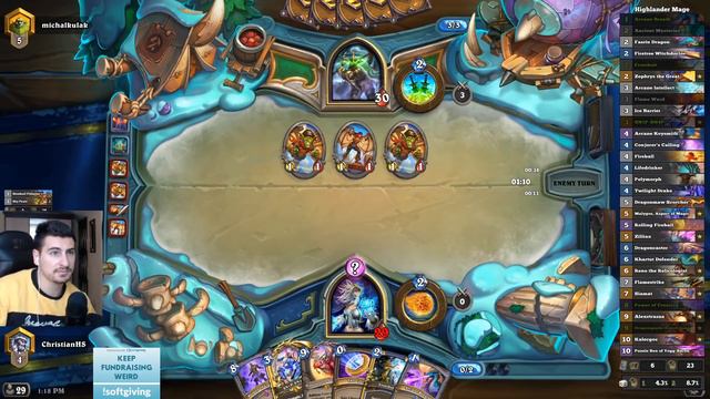 Hearthstone: Highlander Dragons Mage With Double Alexstrasza and Malygos Part 3 | Descent of Dragon смотреть онлайн