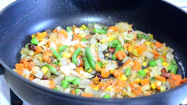 Рис, тушёный с овощами. Ризотто из риса.