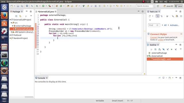 Executing an external program in java смотреть онлайн