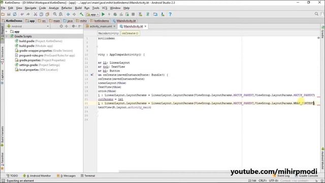 #2 Kotlin Android Tutorial | Linearlayout Dynamically смотреть онлайн