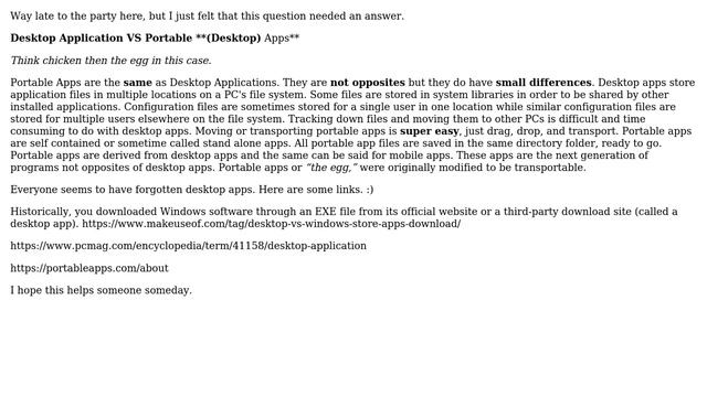 Antonym of "Portable" in the context of a computer programme? (6 Solutions!!) смотреть онлайн