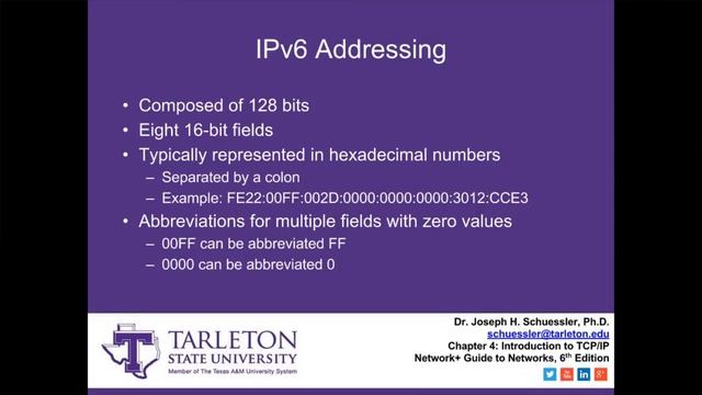 BCIS 3347: Chapter 4: Introduction to TCP/IP Protocols смотреть онлайн