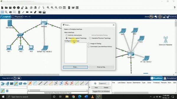 Save Cisco project as a picture || Cisco Packet Tracer v8.01