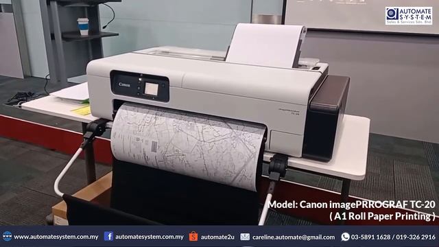 Canon imagePROGRAF TC-20 Large-Format Desktop Printer Workshop Overview смотреть онлайн