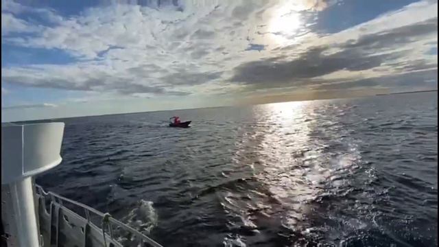 Транспортная полиция помогла людям, которые потеряли управление над судном в Финском заливе смотреть онлайн