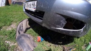 Ремонт Бампера Стеклотканью. Полный процесс