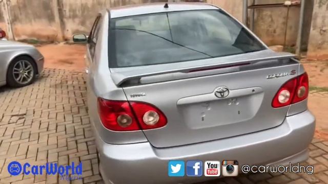 2008 Toyota Corolla S For Sale On CarWorld Nigeria смотреть онлайн
