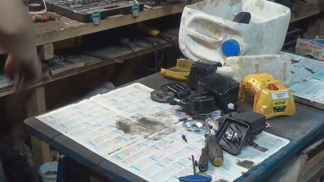 ремонт китайской бензокосы ч 1 смотреть онлайн