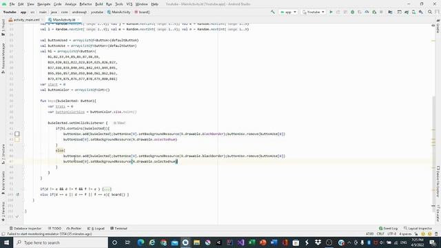 Android Studio Sudoku Tutorial | Part - 5 | Putting in Numbers | Using Kotlin смотреть онлайн