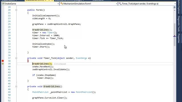 Tutorial on C# (5): Snake Game using ZedGraph Library смотреть онлайн