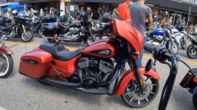 Hogs For Hospice Motorcycle Rally 2022. Leamington, Ontario, Canada.