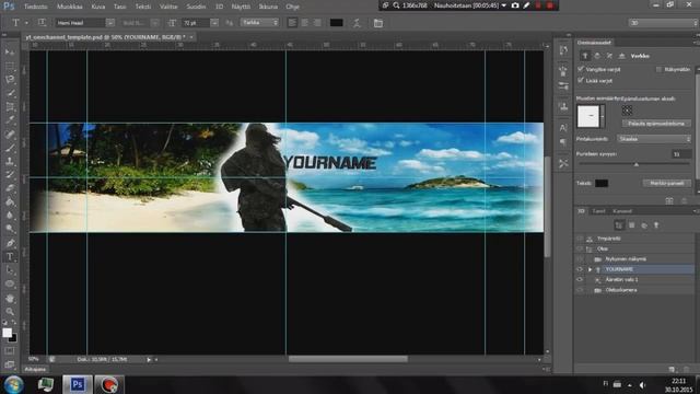 BANNER TEMPLATE #1 (Photoshop) by xOmpi смотреть онлайн