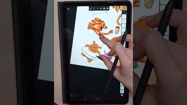 Рисуем стикеры в Infinite painter (ЧАСТЬ 1) смотреть онлайн