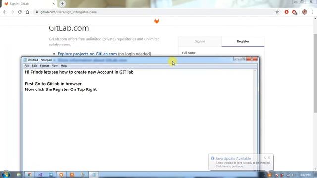 Git Lab 1 Account Register смотреть онлайн