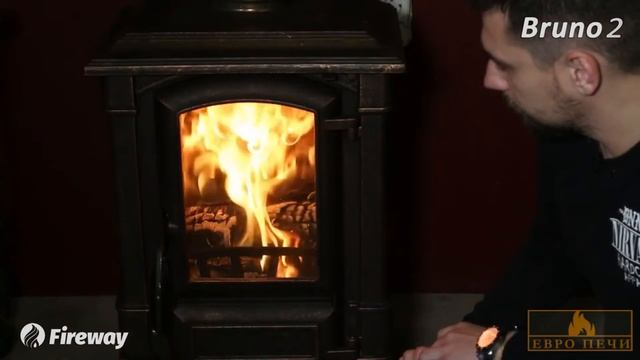 Печь камин Fireway Bruno II смотреть онлайн