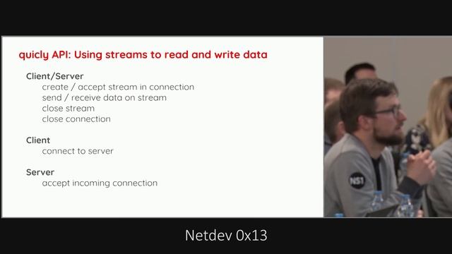 Netdev 0x13 - QUIC Tutorial смотреть онлайн