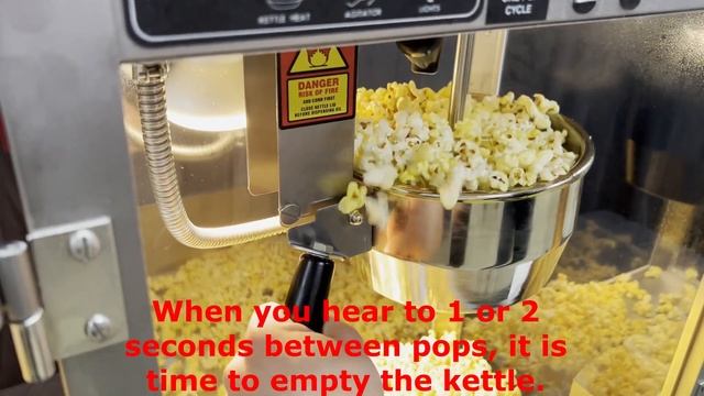 Cretors Goldrush Popcorn Machine - How To Pop смотреть онлайн