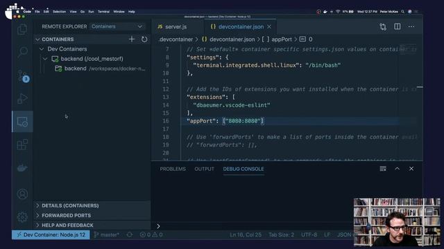 Docker Live! Debugging Node.js with VSCode Docker Extension смотреть онлайн