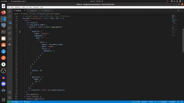 Autocomplete With Mongoose - MongoDB, Nodejs, NextJS, MaterialUI смотреть онлайн