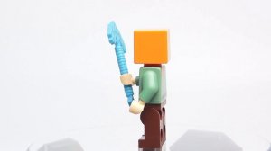 LEGO Minecraft 21123 Железный Голем Обзор
