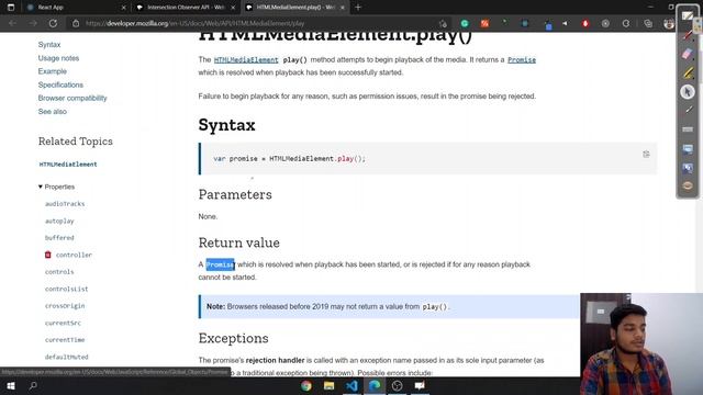 Reels Clone 7 | Intersection Observer Api & features | React Noob to Pro смотреть онлайн