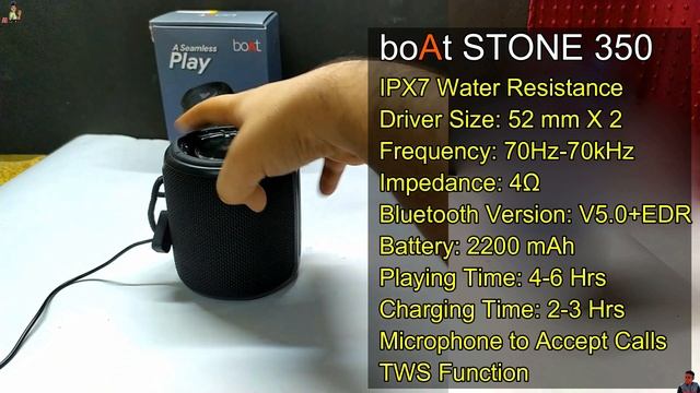 #TearDown of boAt Stone 350 | SOUND + BASS TEST | REVIEW AFTER 1MONTH | REPAIR | WATER TEST смотреть онлайн