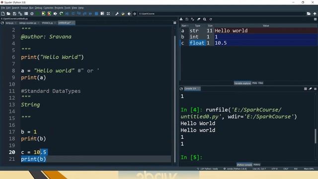 Python Tutorials - Day 2 | Python Basic Datatypes смотреть онлайн