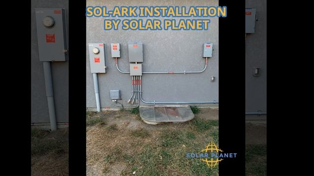 Sol-Ark installation by Solar Planet смотреть онлайн