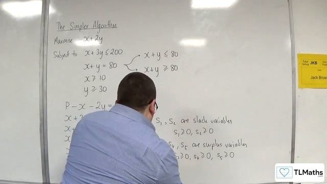 OCR MEI MwA J: Simplex Algorithm: 10 Equality Constraints смотреть онлайн