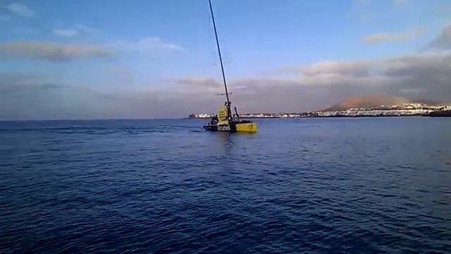 Первый выход в океан и встреча Volvooceanrace. смотреть онлайн