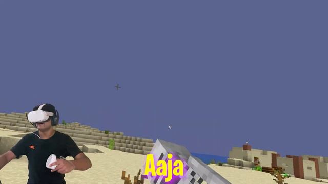 Minecraft But You Can Throw Mobs in VR! смотреть онлайн
