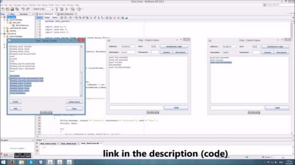 JAVA | Multi-Client Server Chat application using Sockets in NetBeans