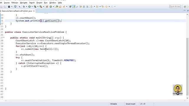 Multithreading in Java [Part 6] : CountDownLatch смотреть онлайн