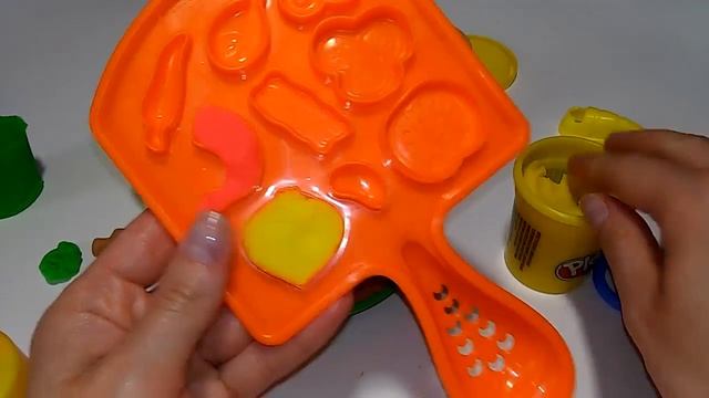 Готовим пиццу из Play Doh. Развивающее видео для детей ПлейДо Пицца Play-Doh смотреть онлайн