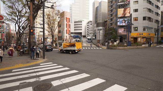 4K・ Сибуя в ветреный день (3⧸22)