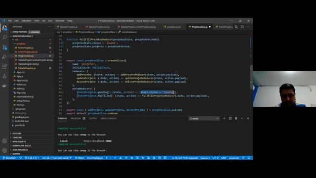 React - Redux - Reducers controlando o estado do carregamento do fetch смотреть онлайн