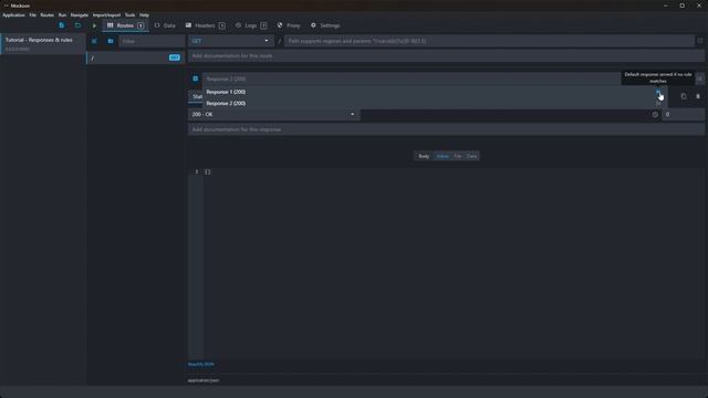 Mockoon - Responses and rules смотреть онлайн