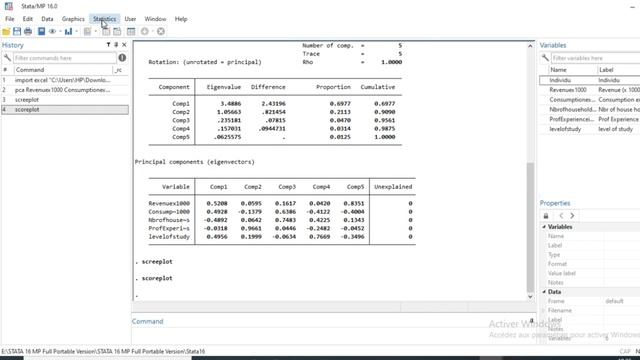 how to run the principal component analysis pca in stata application index building смотреть онлайн