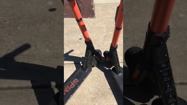 Spin electric scooter sharing program in Atlanta Georgia (review). смотреть онлайн