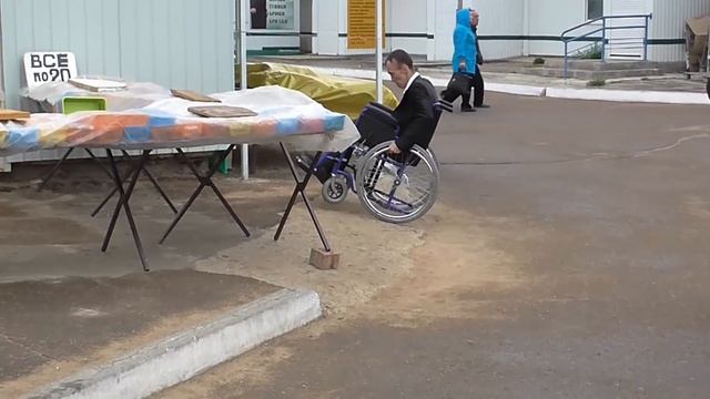 Мониторинг доступности внешней среды для людей с ограниченными возможностями в г. Краснокаменск смотреть онлайн