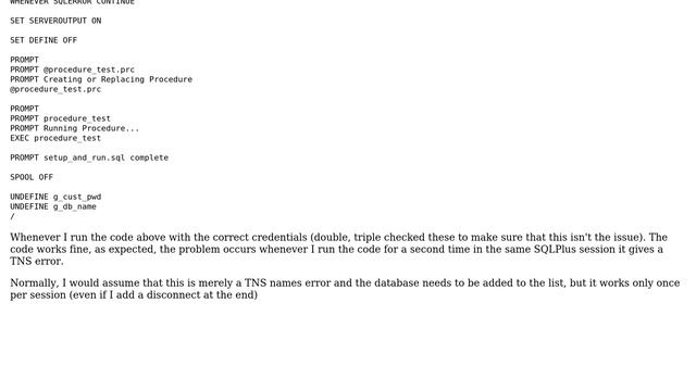 Databases: ORA-12154: TNS: Could not resolve the connect identifier specified смотреть онлайн
