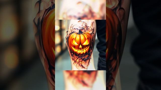 Татуировка на предплечье злая тыква хэллоуина! Тату эскиз на тему Halloween! #шедеврум смотреть онлайн
