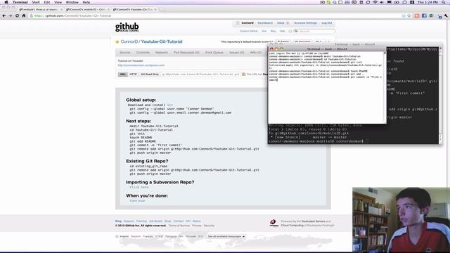 GIT and GitHub tutorial смотреть онлайн