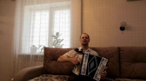 Я был батальонный разведчик.Песня под гармонь