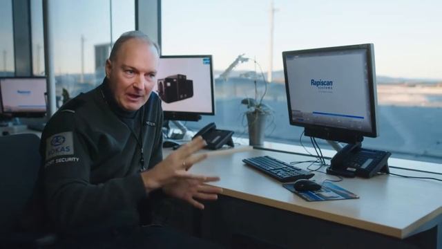 Система автоматического обнаружения взрывчатых веществ EDS Standard 3  RTT 110 в аэропорту Осло