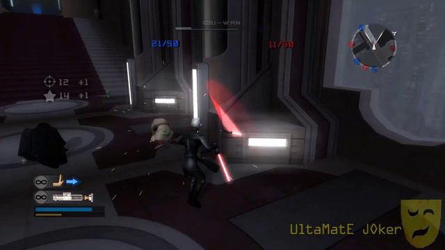 ASAJJ VENTRESS CLAPS JEDI CHEEKS ON CORUSCANT!!! Star Wars Battlefront 2 HvV DLC gameplay смотреть онлайн