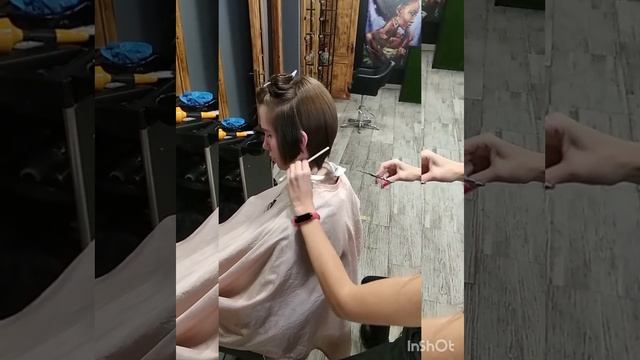 Креативная короткая стрижка Creative womens short haircut#стрижка#креативнаястрижка#creative#haircu смотреть онлайн