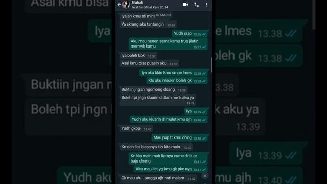 CHAT WA ME.5.UM, MINTA JATAH SAMA PACAR смотреть онлайн